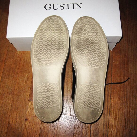 Gustin Black Leather High Top Sneakers - Picture 6 of 9